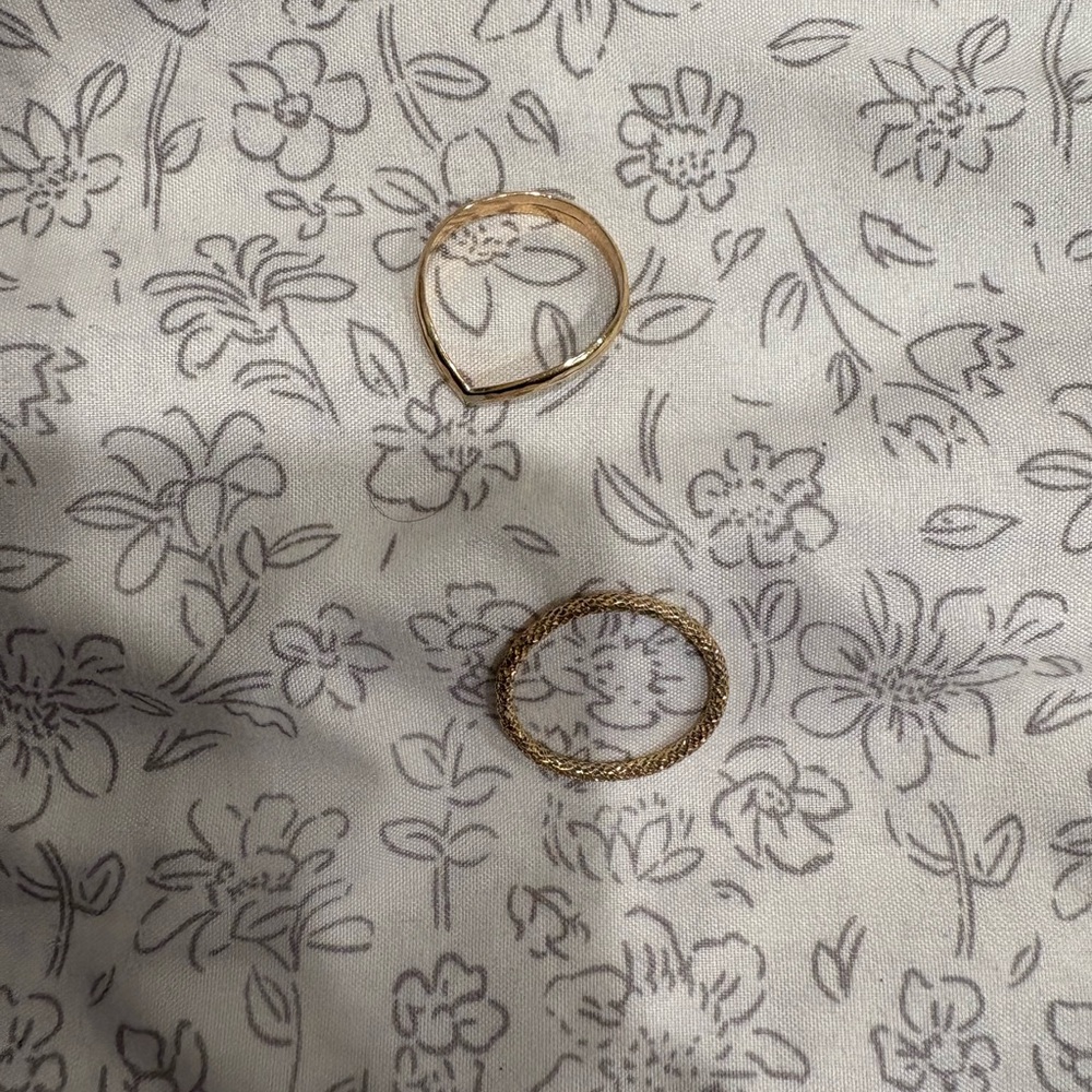 Gold filled rings